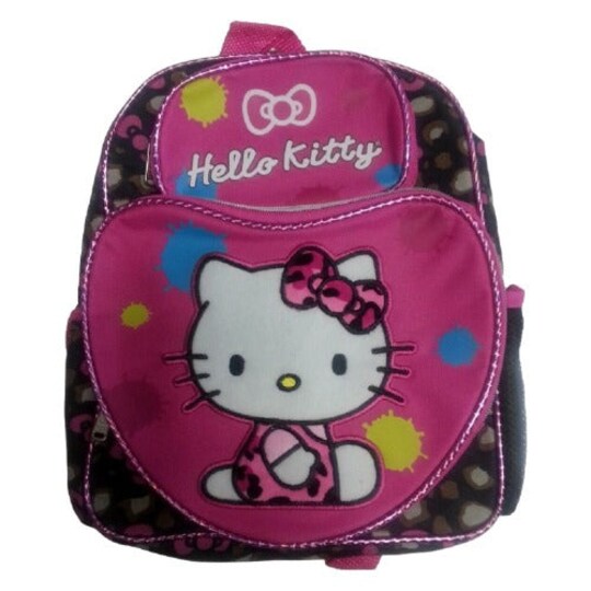 hello kitty 12 inch backpack Sanrio Shoulder Bag for Girls, Boys, Adults - Cute 18" Hello Kitty Kids Backpack for School (Hello Kitty Dessert) Another great addition is the 2 side pockets Fast Forward Hello Kitty Allover